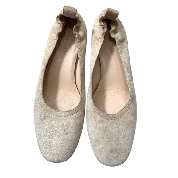 Everlane Shoes - Everlane day heel suede light tan preppy money‎ 90s sz 8
